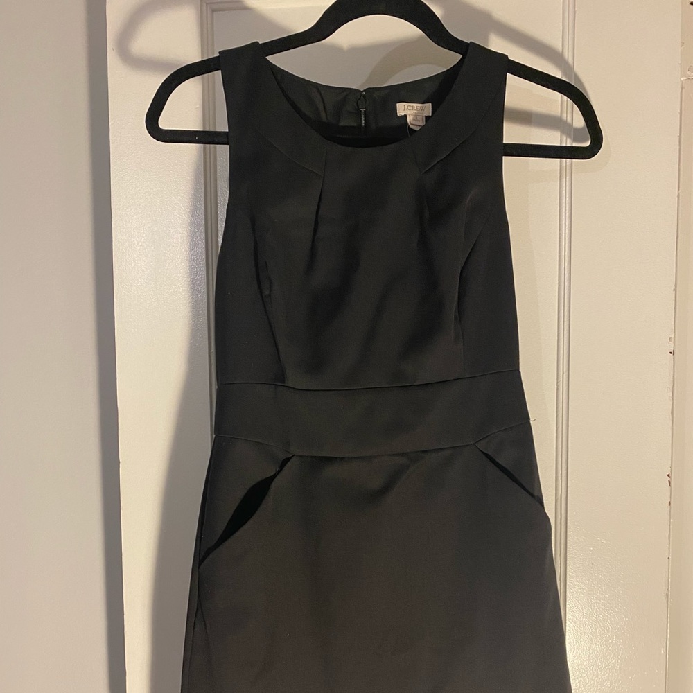 J. Crew Black Resume Dress 2p